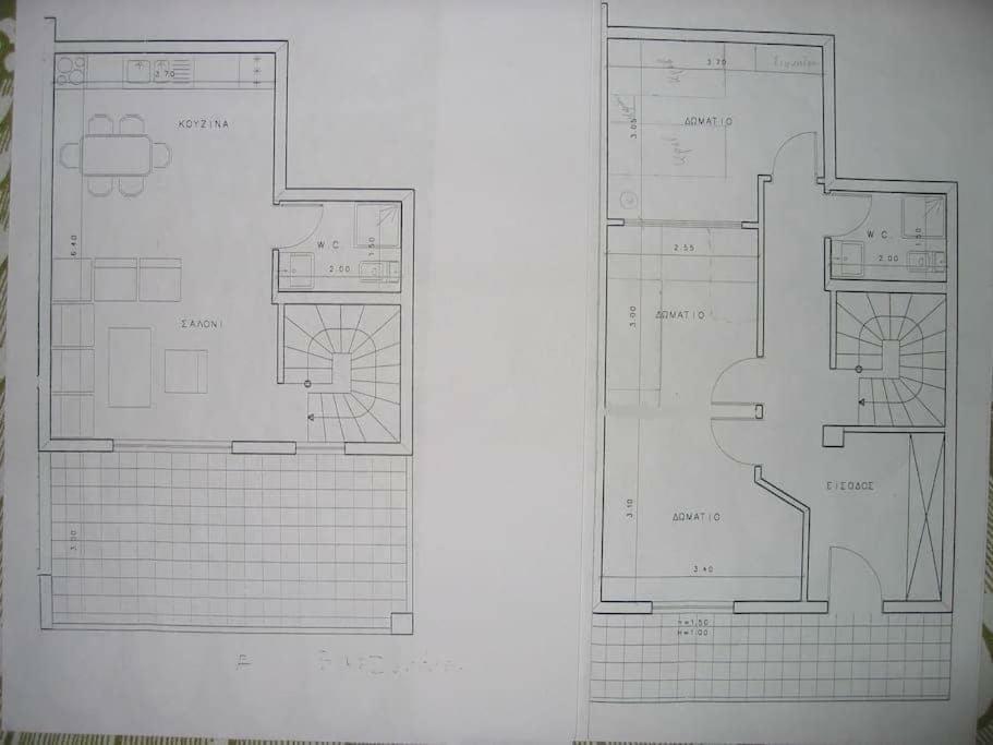 Seaside Beach House Siviri Exterior photo